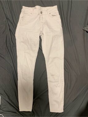 White low rise push-up Skinny Jeans